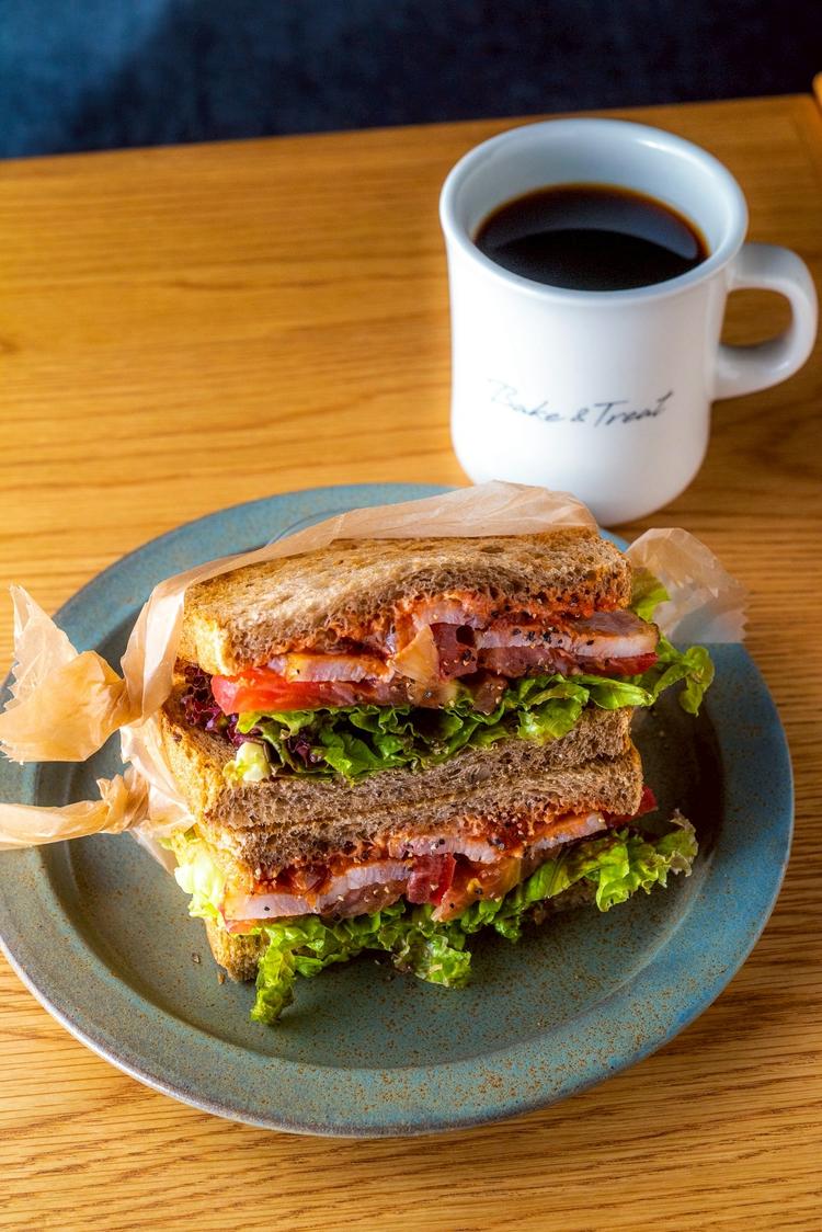 BLTサンドイッチ　ドリップコーヒー