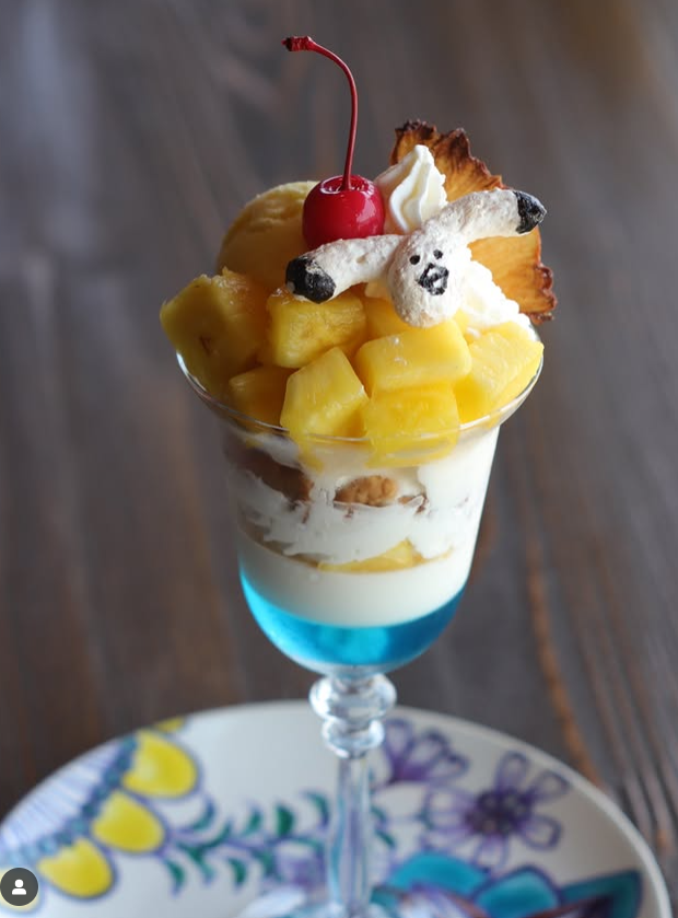 観光客に人気のパフェ♪