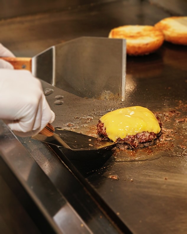 本格ハンバーガーが大人気