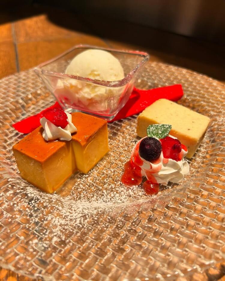 デザートメニューも本格的♪