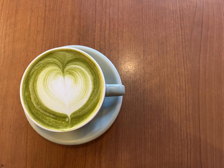 外国人のお客様に人気の抹茶ラテ☆