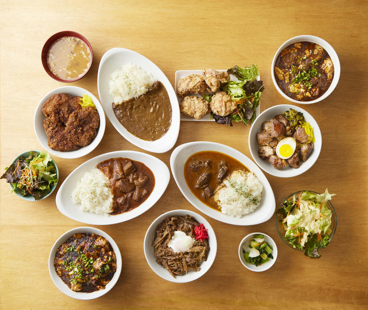 カレーや丼もの、定食などの絶品ランチ♪