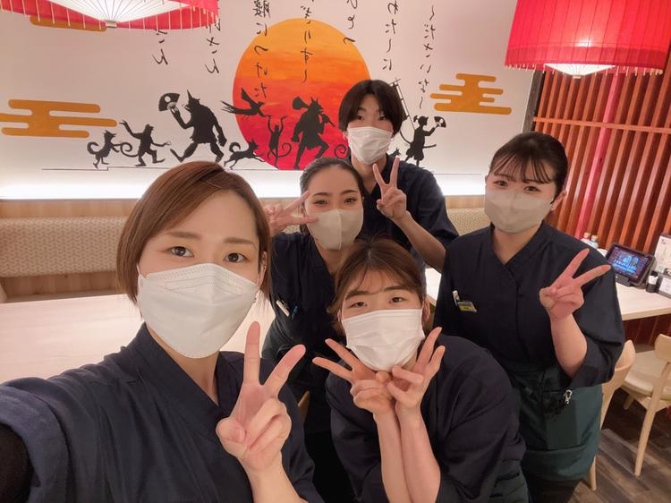 明るく丁寧な接客サービスを！