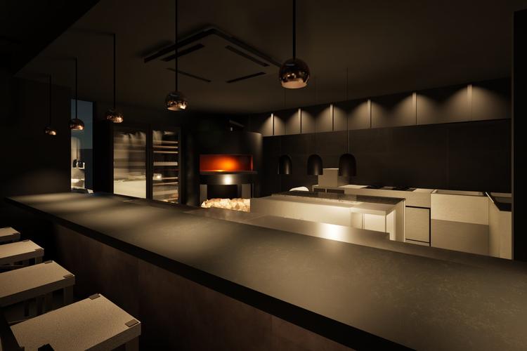 シックな落ち着きのある店内