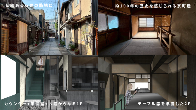 町屋を改装した400℃らしい店舗つくり