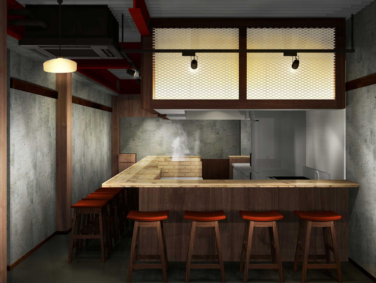 全席カウンター席を想定！