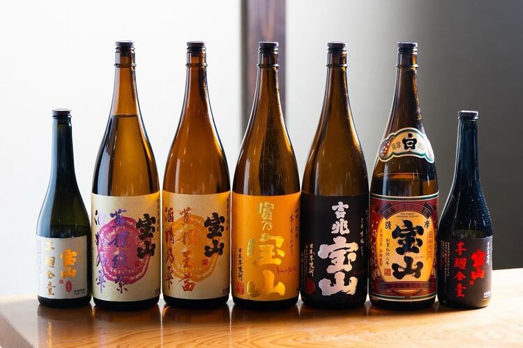 鹿児島の芋焼酎が豊富です！