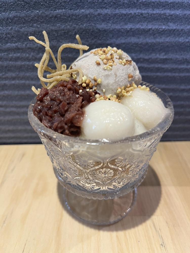 そば粉を使っスイーツ！そばパフェ♪