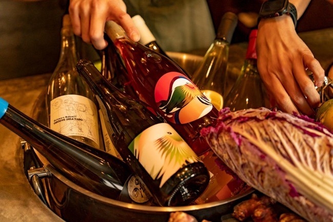 50種類以上のナチュラルワイン◎