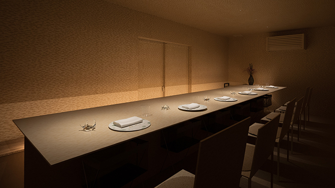 木漏れ日のような落ち着いた店内