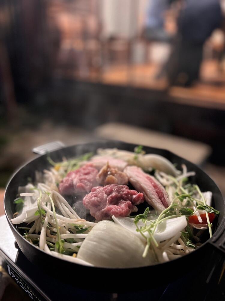 これが自慢のジンギスカン！