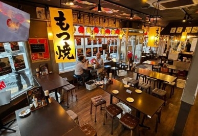 昭和レトロな雰囲気が漂う店内。