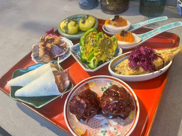 季節ごとに変わる、前菜盛り