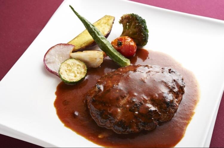 「葡萄牛」を使用したハンバーグ！