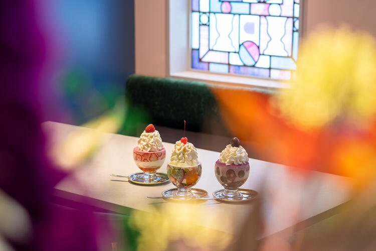 締めパフェを一緒に作りましょう！