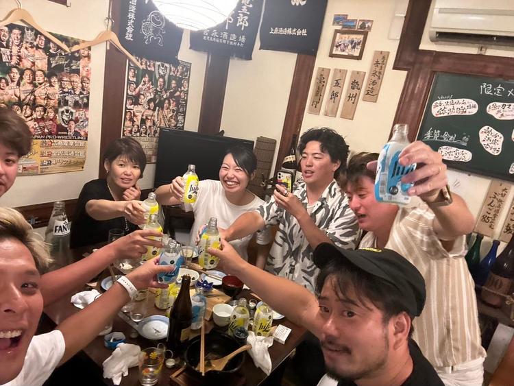 全員よく飲みます笑