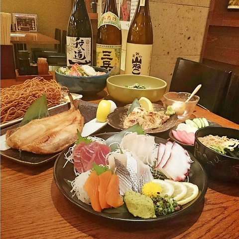 茨城産の食材を使った創作和食をご提供◎