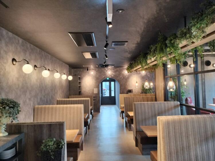 落ち着いた空間でおもてなし