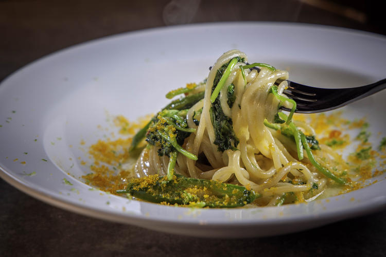 シラス パクチー アーリオ・オーリオ