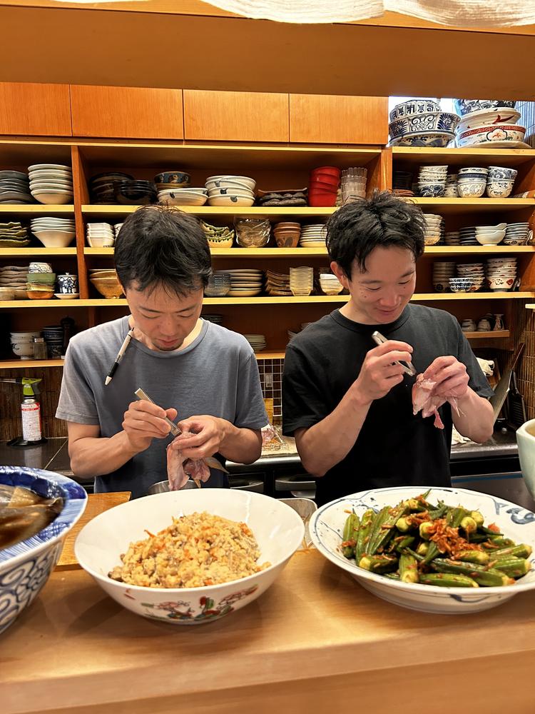 みんなで仕込めば早く終わります！