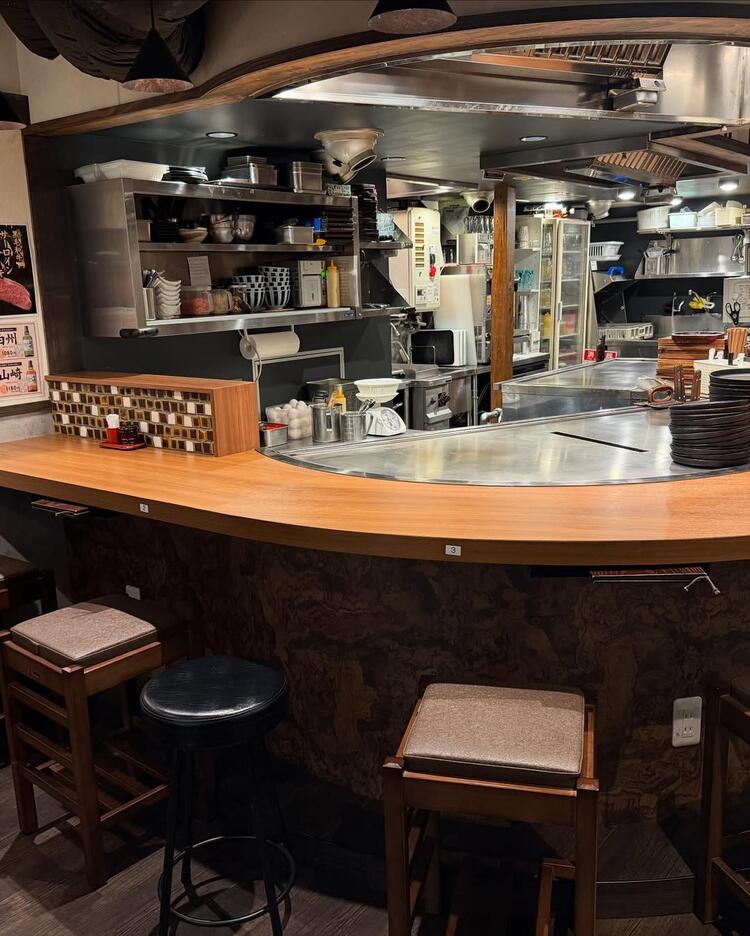 お客様との距離が近いカウンター