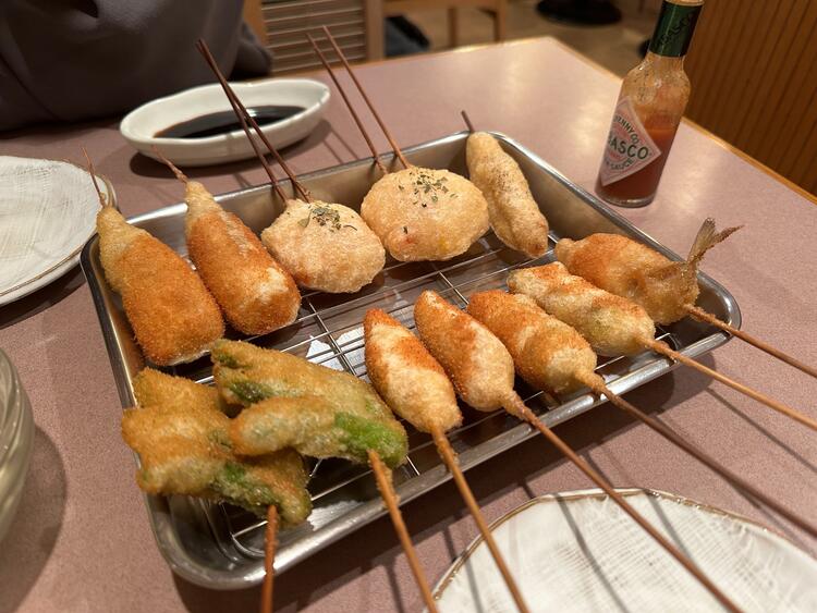 老舗串かつ店で働こう