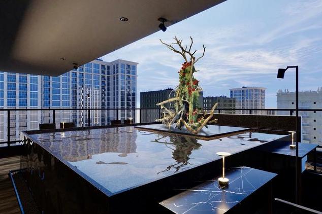 テラス席では生演奏も※写真はCGパース