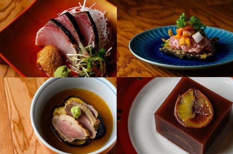 旬の日本料理や菓子もございます。