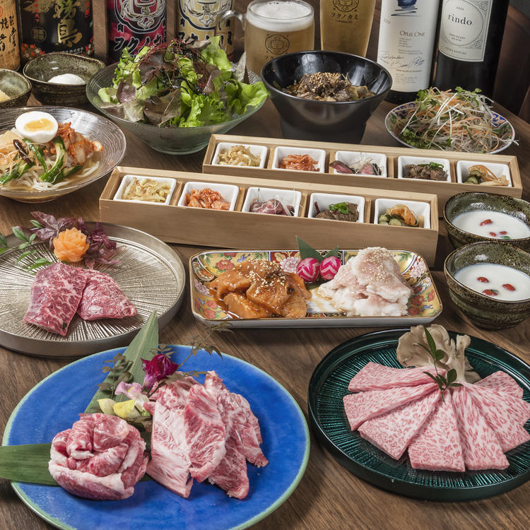 ベテランの店長がつくる焼肉コース!!