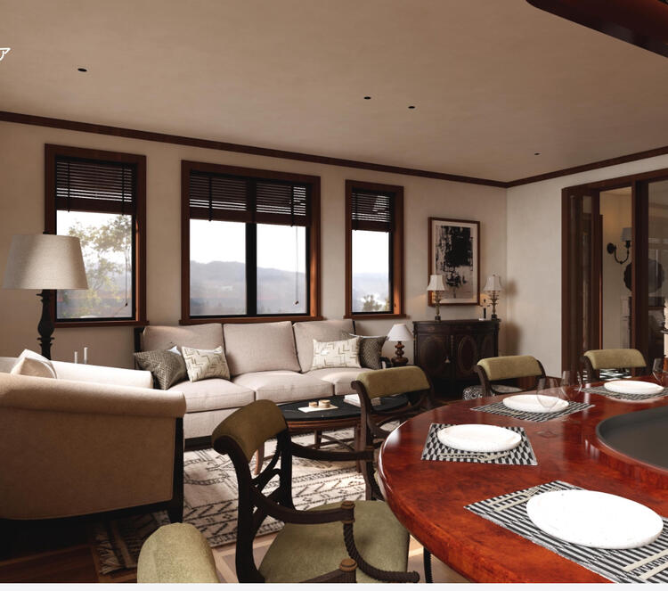 2階では本格鉄板焼きを