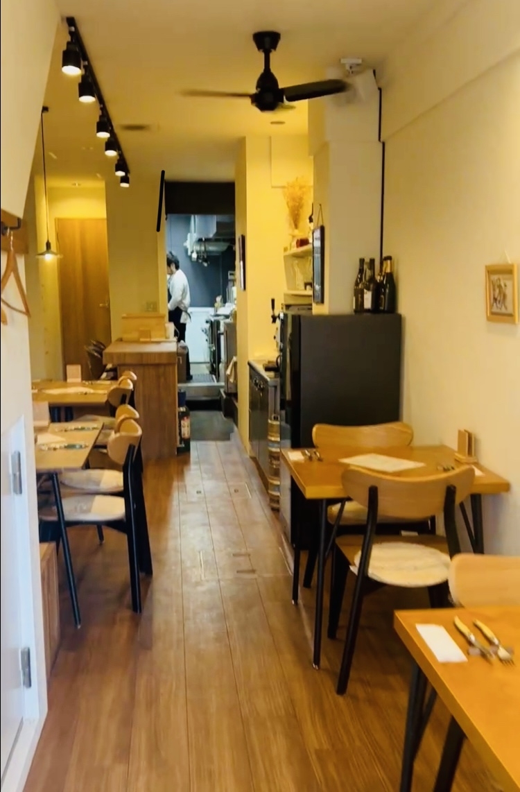 こぢんまりした空間でゆとりのある時間を