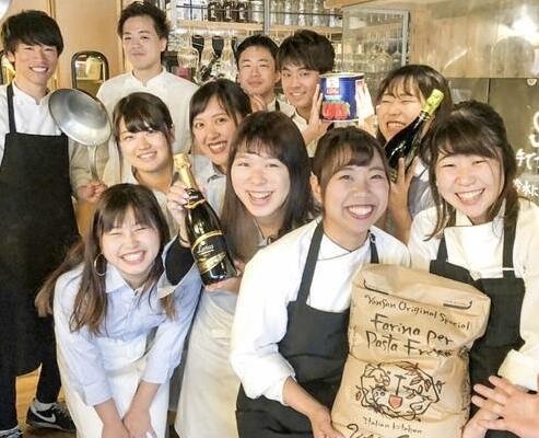 笑顔とチームワークの良さが自慢