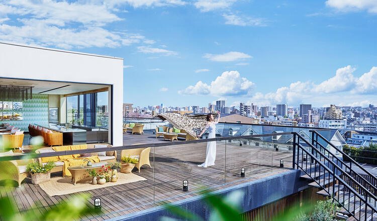 名古屋市内を一望！郊外型のゲストハウス