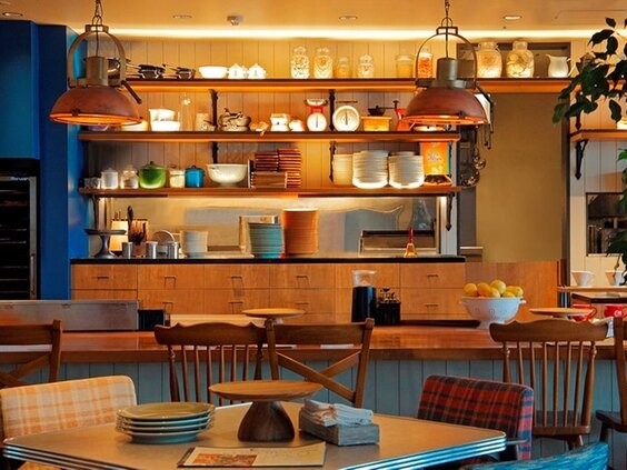 カリフォルニアスタイルの開放的なお店♪