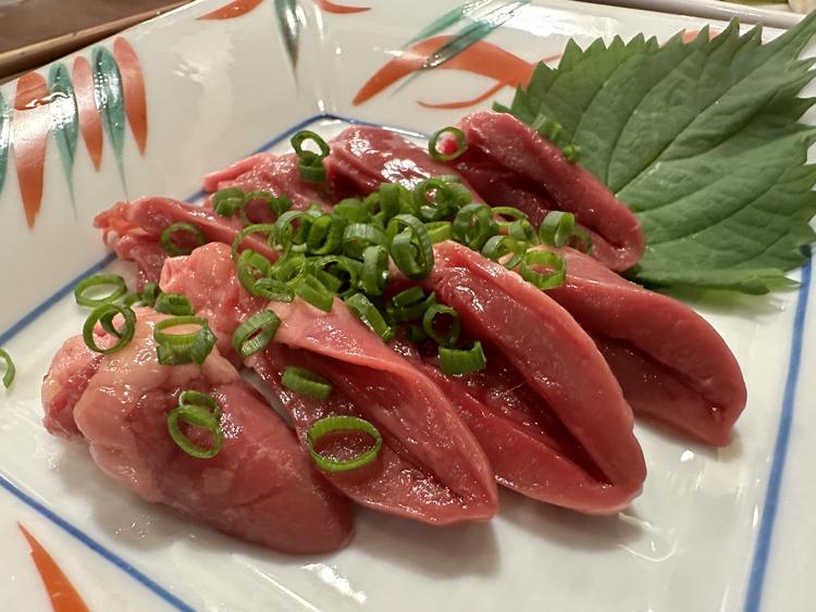 低温調理、ハツ刺し