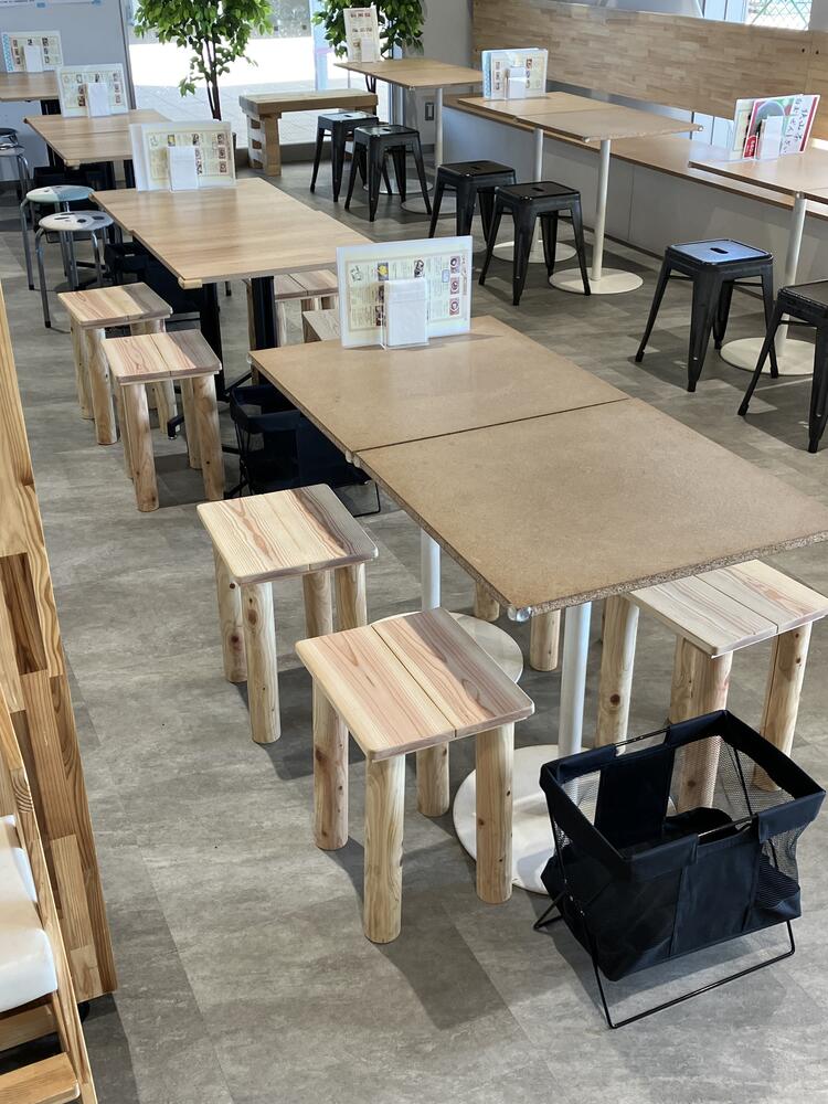 所沢物産館内のカフェ