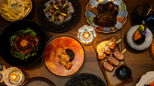 フードは、味はもちろん見た目も美しく提供