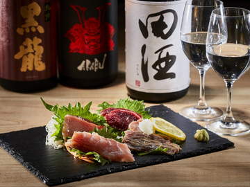 豊洲から直送の鮮度抜群の魚料理