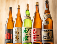 貴重な日本酒も取り揃えています