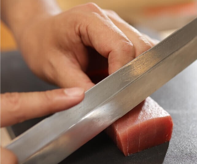 熟練の技で、素材本来の味を引き出す