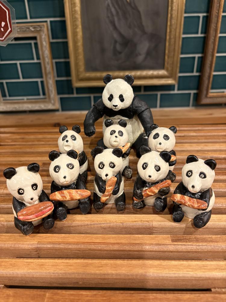 パンダの姿に、毎日笑顔がこぼれます♪