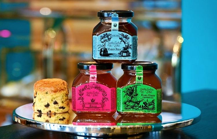 お茶から作られたジャム