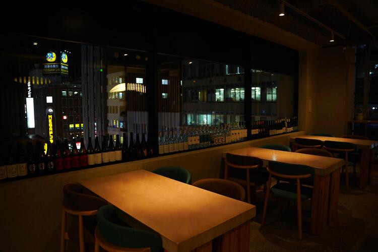 夜景も楽しめるお店♪