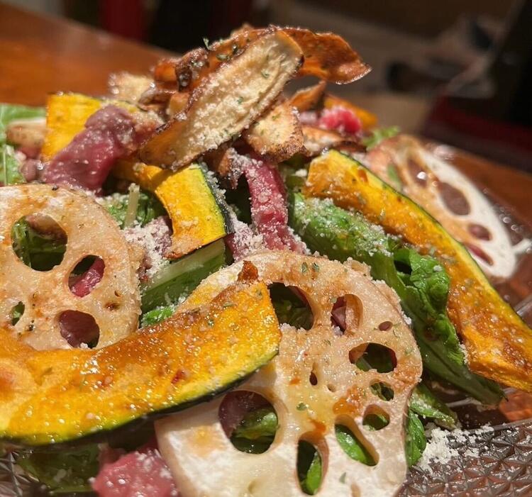 おしゃれな創作料理の数々♪