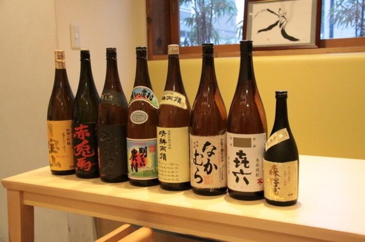 焼酎も豊富に取り揃えています！