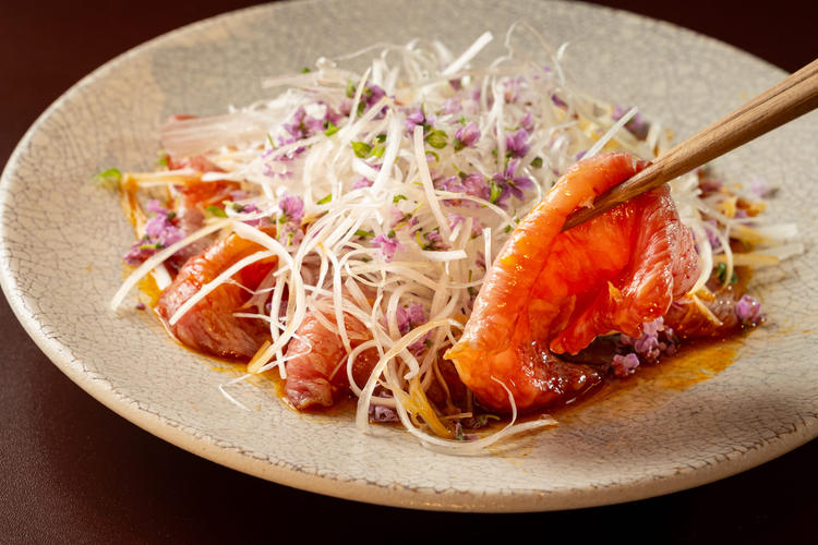 神戸牛 厳選部位のカルパッチョ