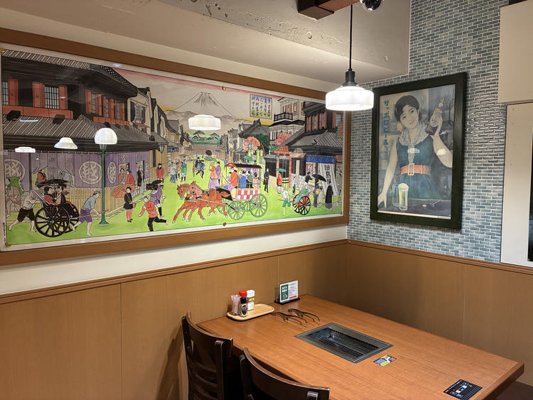 落ち着いた店内です。