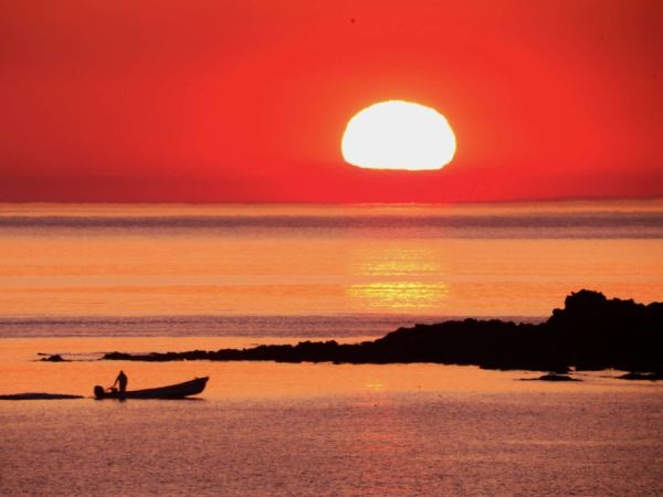 日の出も見れる大自然に恵まれたエリア