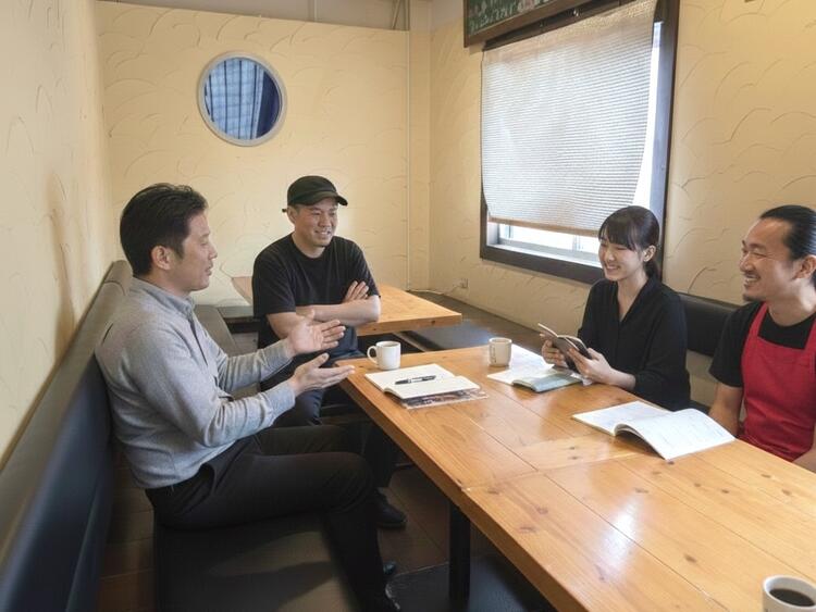 メニュ開発も会議が進行中！