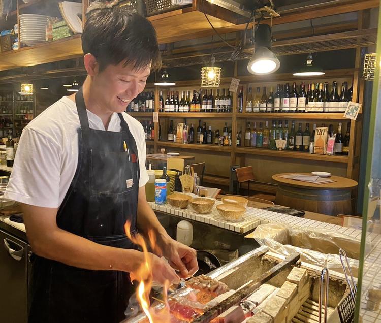 炭焼料理とワインをペアリング！